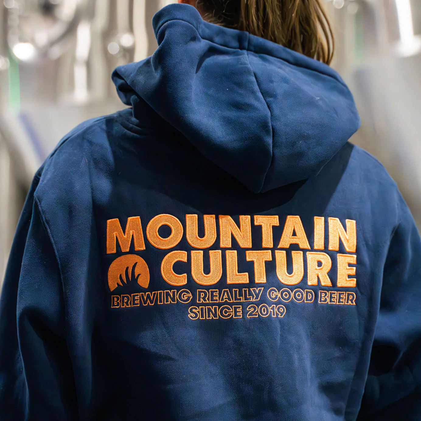 Mountain Culture Hoodie - Navy - Image 2