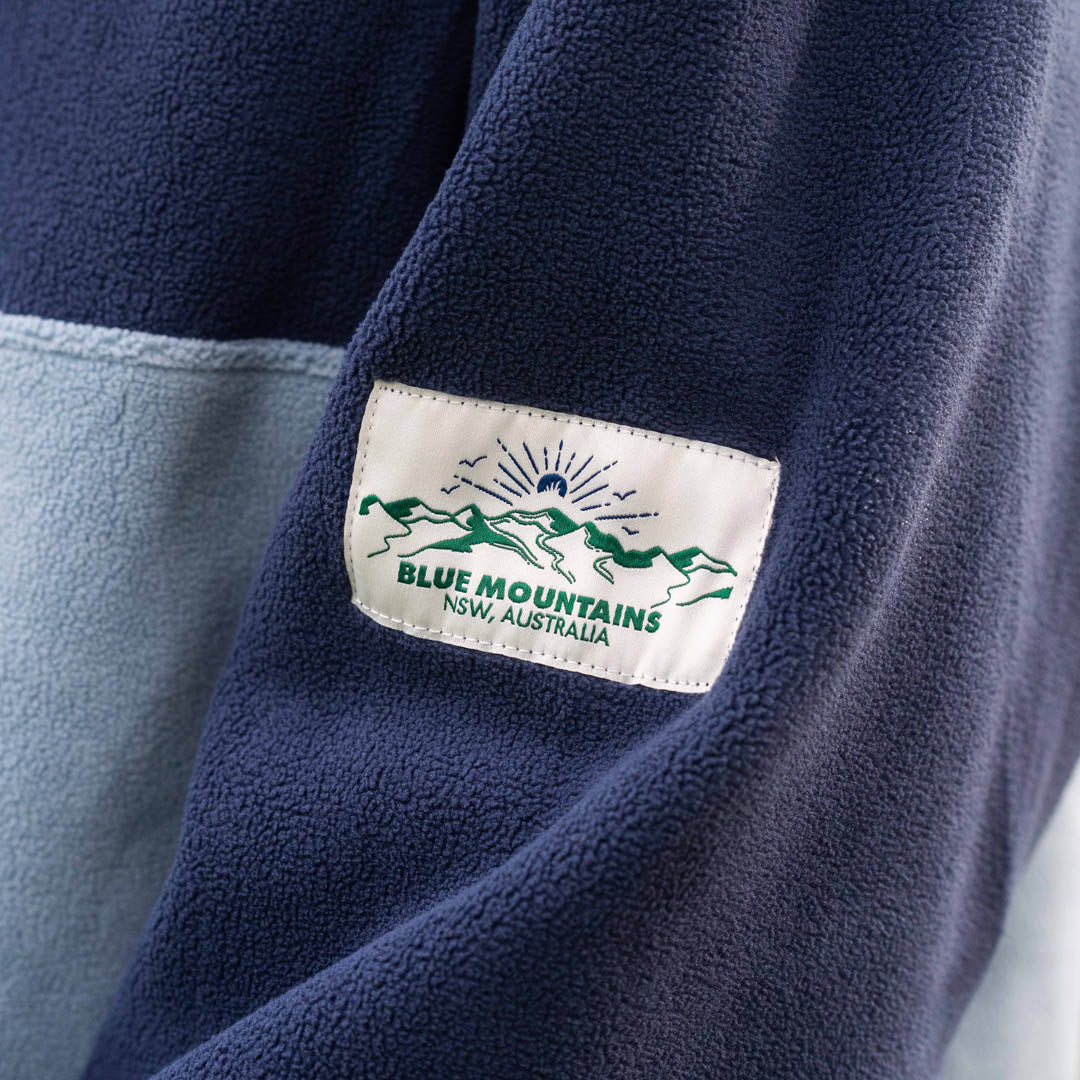 Mountain Culture Retro Fleece - Blue/Yellow - Image 2